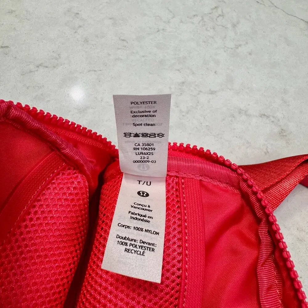 lululemon Everywhere Belt Bag Lip Gloss Pink Nylon Crossbody Y2K Sport Gorpcore - Picture 13 of 15